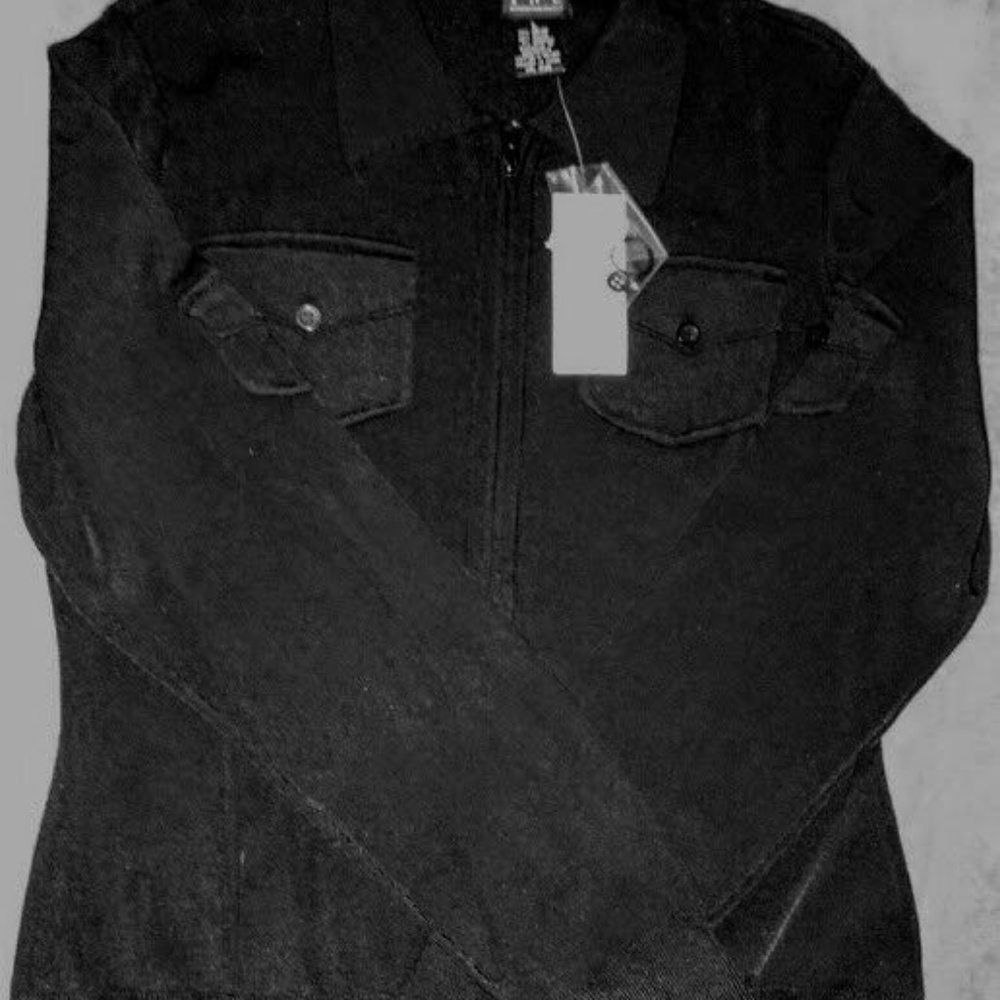 INC Int'l Concepts Women LARGE Black Top Blazer